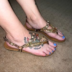 Zigi Soho Charm & Bling Sandals